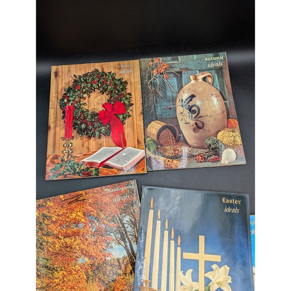 8 VTG 60s 70 Ideals Magazines Easter Christmas Thanksgiving Autumn Ephemera READ - Picture 4 of 12